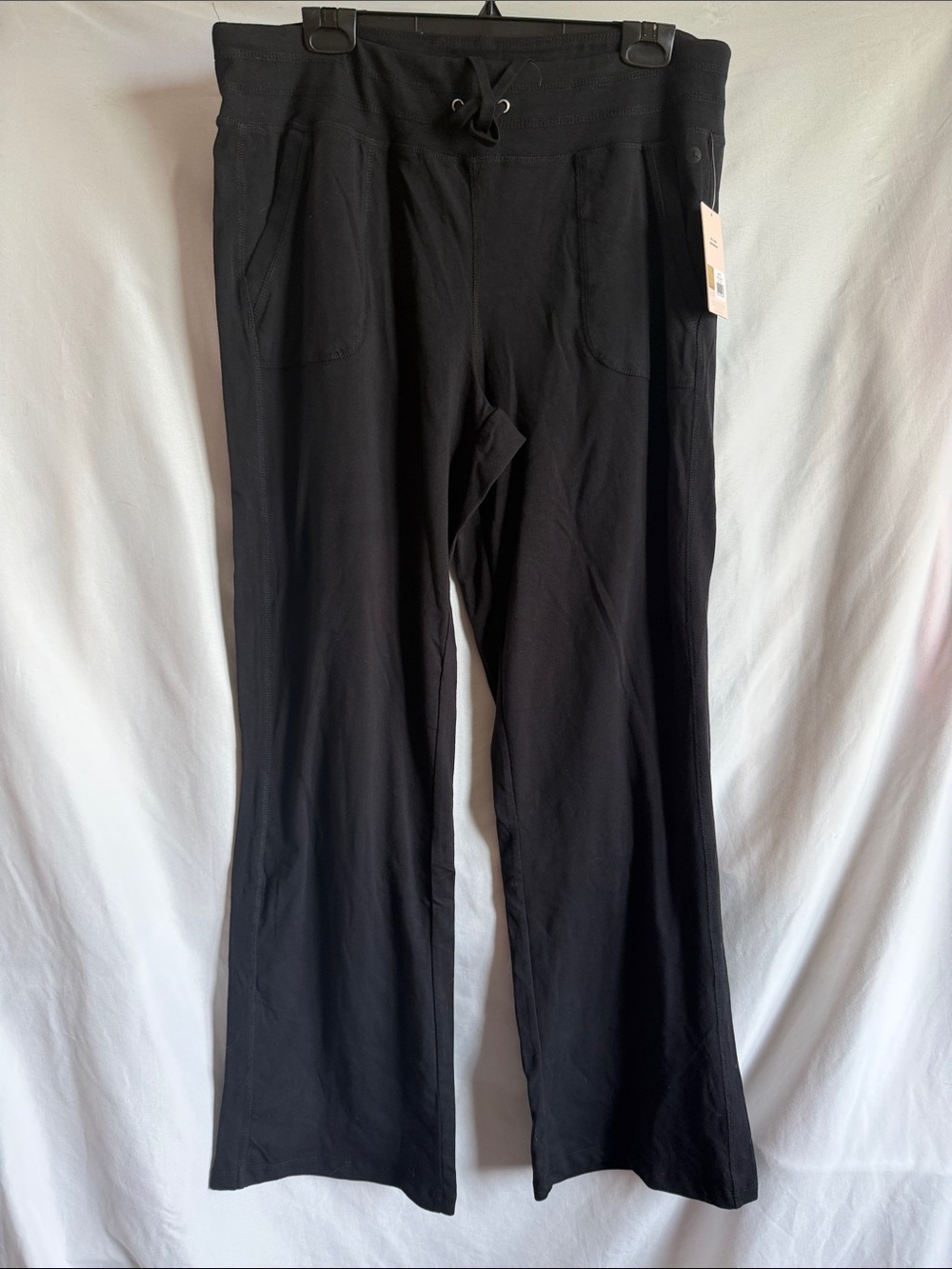 Danskin Black Wide Leg Drawstring Pants